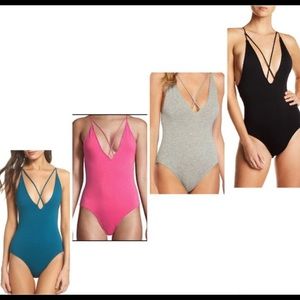 NWT Sam Edelman Strappy Bodysuit Large